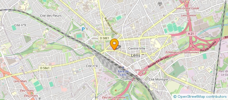 localisation de l'entreprise SCI SKAMBELL FONCIERE  LENS