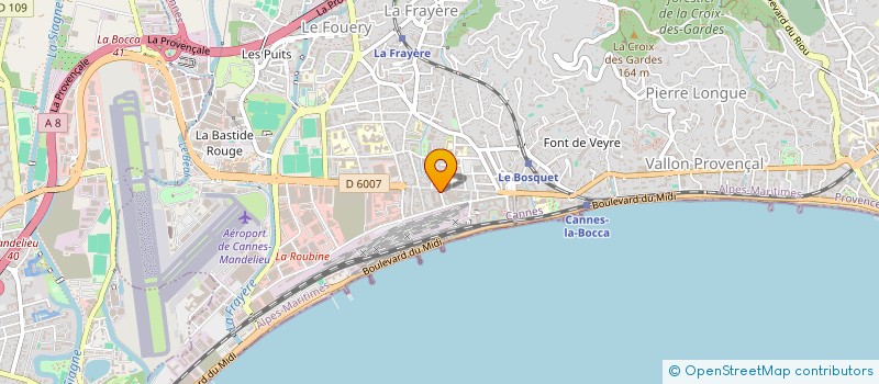 localisation de l'entreprise SCI SKAN  CANNES