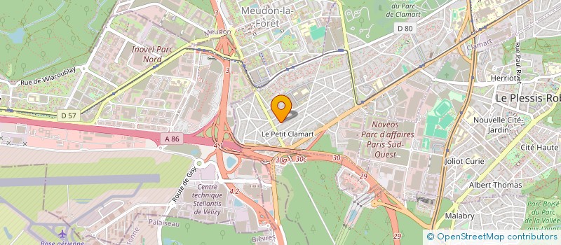 localisation de l'entreprise SCI SKAN  CLAMART