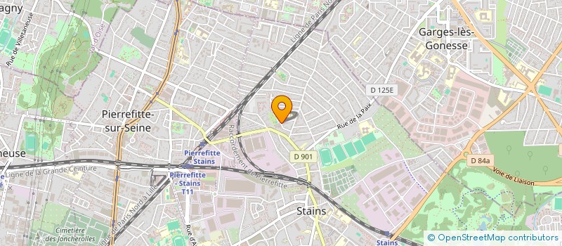 localisation de l'entreprise SCI SKAR  STAINS
