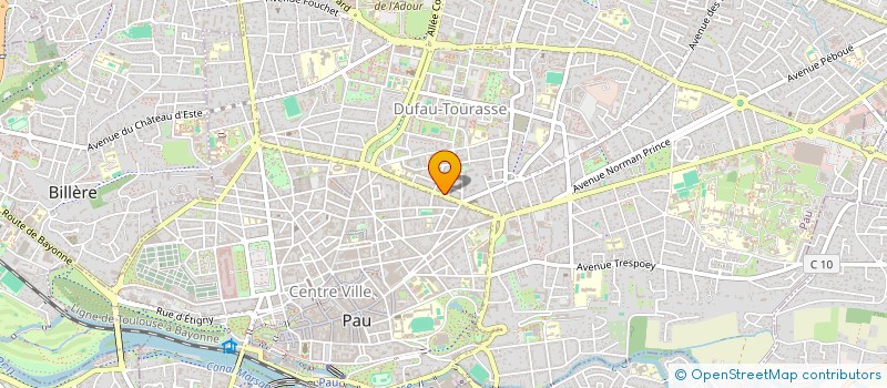localisation de l'entreprise SCI SKB à PAU