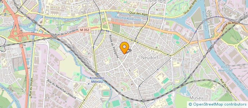localisation de l'entreprise SCI SKD à STRASBOURG