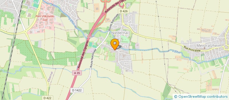 localisation de l'entreprise SCI SKH  NIEDERNAI