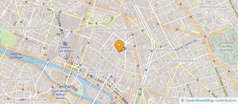 localisation de l'entreprise SCI SKIA VOSGES  PARIS