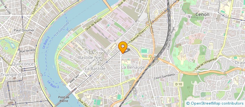 localisation de l'entreprise SCI SKIFER  BORDEAUX