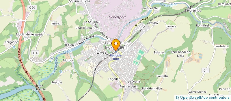 localisation de l'entreprise SCI SKILYS  PONT-DE-BUIS-LES-QUIMERCH