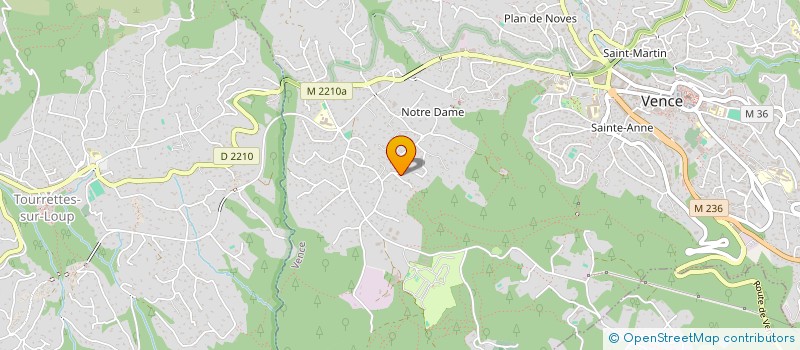 localisation de l'entreprise SCI SKININE  VENCE