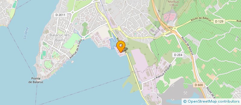 localisation de l'entreprise SCI SKIPPER  BALARUC-LES-BAINS