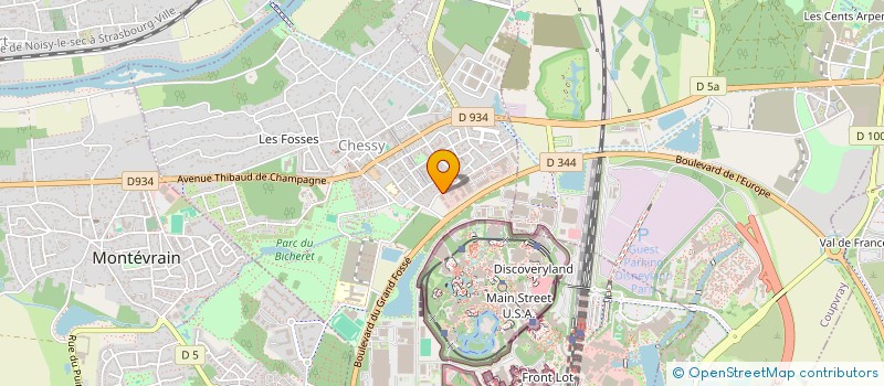 localisation de l'entreprise SCI SKIPPY  CHESSY