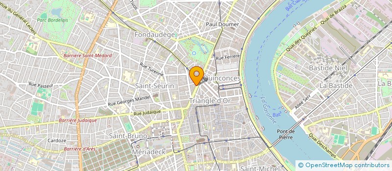 localisation de l'entreprise SCI SKIVYN  BORDEAUX