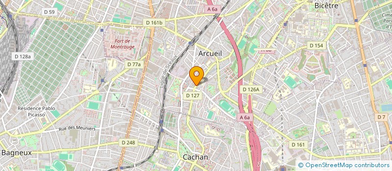 localisation de l'entreprise SCI SKL  ARCUEIL