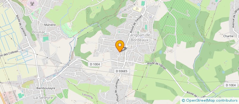 localisation de l'entreprise SCI SKM  CARIGNAN DE BORDEAUX