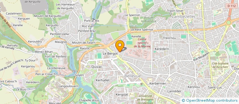 localisation de l'entreprise SCI SKOPI  BREST