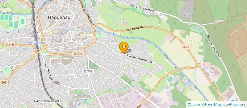 localisation de l'entreprise SCI SKROMA  HAGUENAU