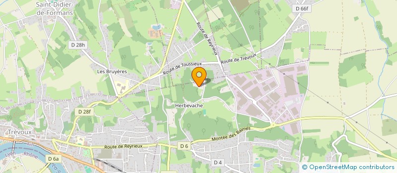 localisation de l'entreprise SCI SKS à REYRIEUX