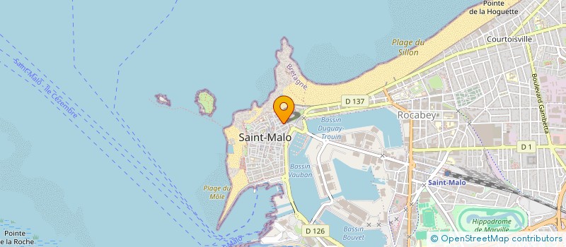 localisation de l'entreprise SCI SKS  SAINT-MALO