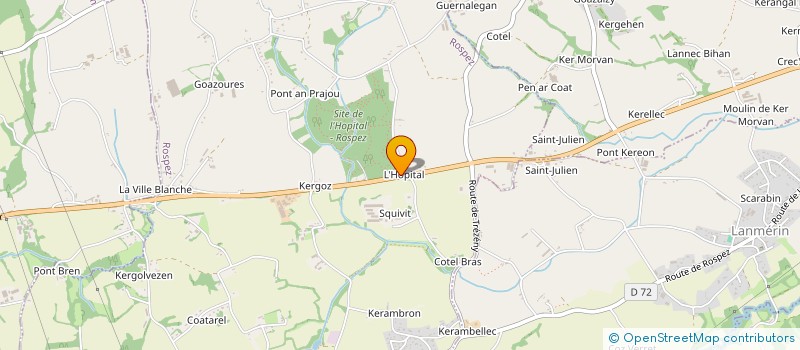 localisation de l'entreprise SCI SKS  ROSPEZ