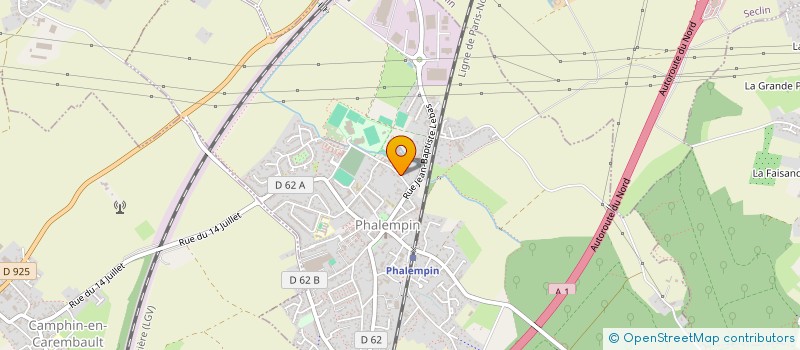 localisation de l'entreprise SCI SKVR  PHALEMPIN