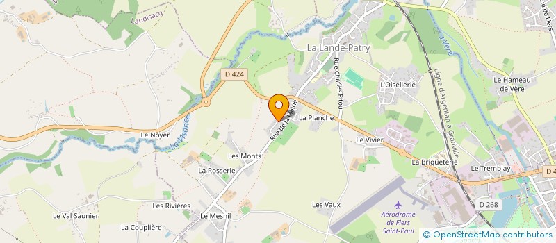 localisation de l'entreprise SCI SKVS à LA LANDE-PATRY