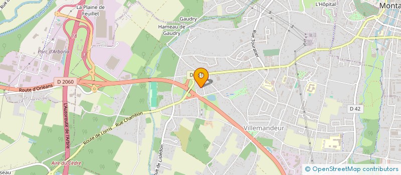 localisation de l'entreprise SCI SKY à VILLEMANDEUR
