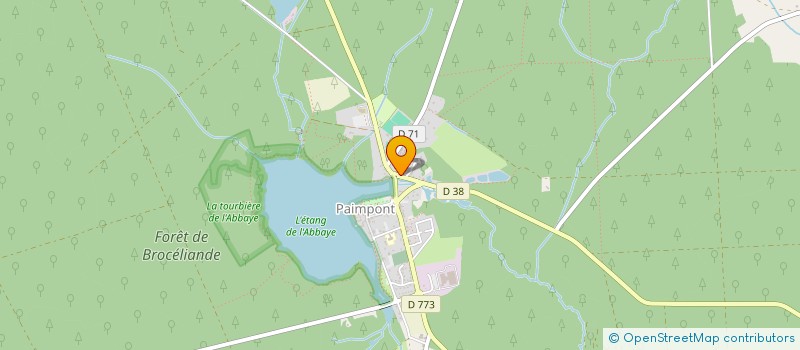 localisation de l'entreprise SCI SKY BOOKS  PAIMPONT