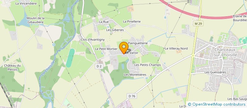localisation de l'entreprise SCI SKYCLEAR à CHANCEAUX-SUR-CHOISILLE