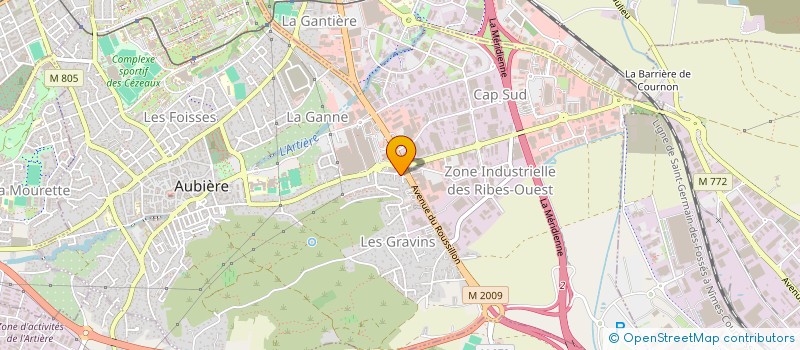 localisation de l'entreprise SCI SKYLINE  AUBIERE