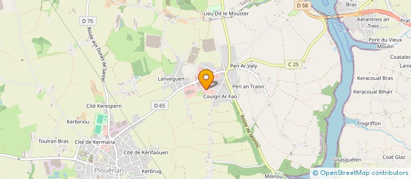 localisation de l'entreprise SCI SKYSEA  LANDIVISIAU