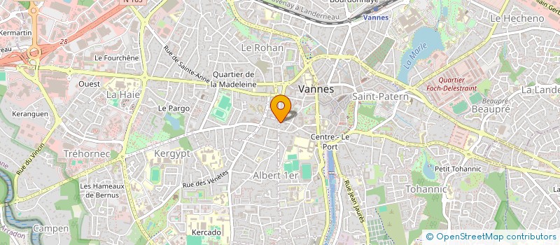 localisation de l'entreprise SCI SKYSTORES à VANNES