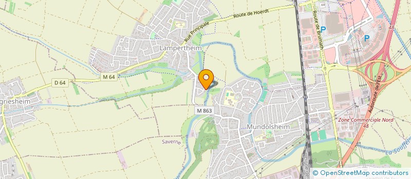 localisation de l'entreprise SCI SKYZ  LAMPERTHEIM