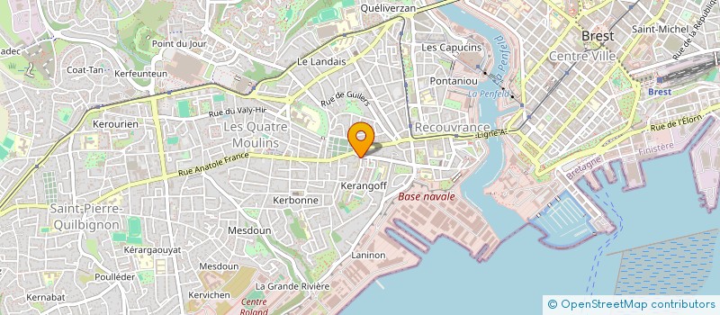 localisation de l'entreprise SCI SL  BREST