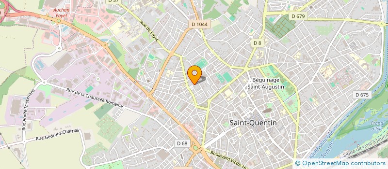 localisation de l'entreprise SCI SL à SAINT-QUENTIN