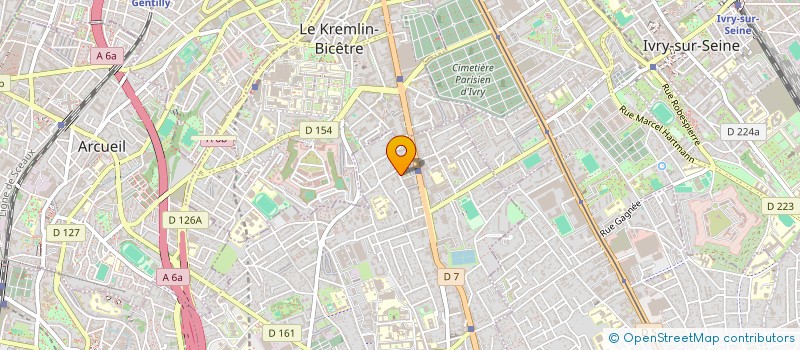 localisation de l'entreprise SCI SL à VILLEJUIF