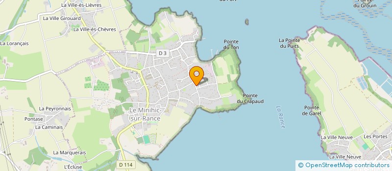 localisation de l'entreprise SCI SL BREIZH  LE MINIHIC-SUR-RANCE