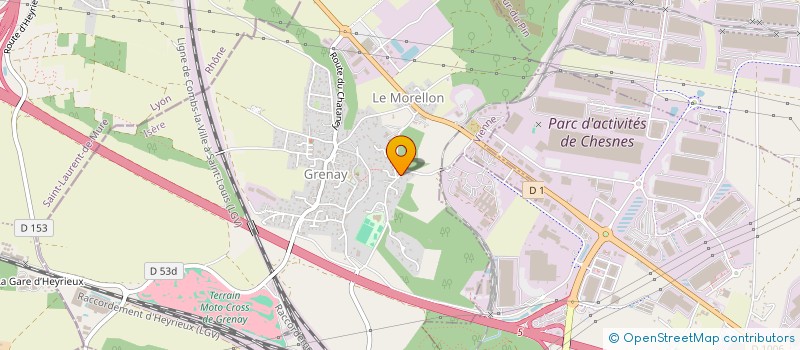 localisation de l'entreprise SCI SL IMMO  GRENAY