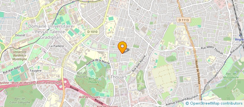 localisation de l'entreprise SCI SL IMMO  TALENCE