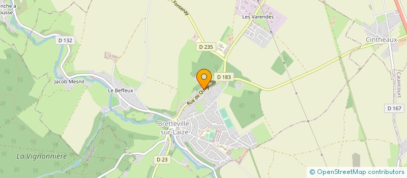 localisation de l'entreprise SCI SL IMMOBILIERS à BRETTEVILLE-SUR-LAIZE