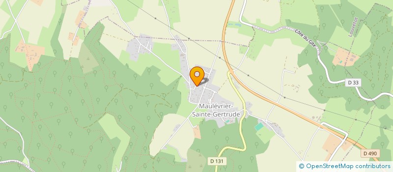 localisation de l'entreprise SCI SL-INVEST  MAULEVRIER-SAINTE-GERTRUDE