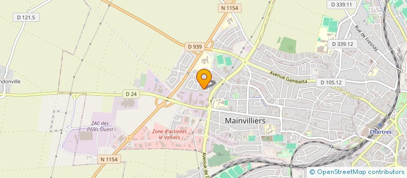localisation de l'entreprise SCI SL NOURY à MAINVILLIERS