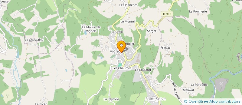 localisation de l'entreprise SCI SL-SOW  VIGNOLS