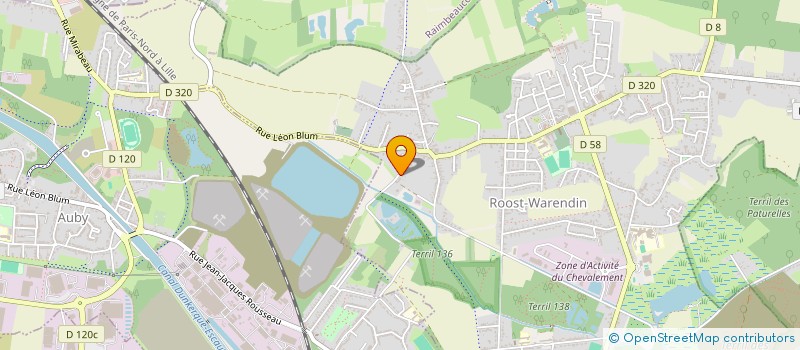 localisation de l'entreprise SCI SL2A  ROOST-WARENDIN