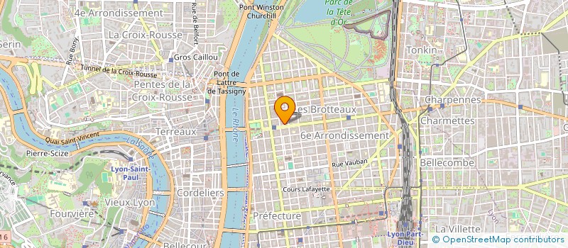 localisation de l'entreprise SCI SL2P  LYON