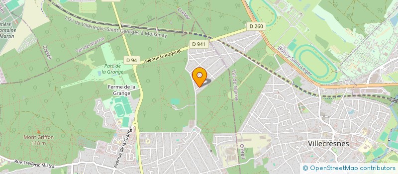 localisation de l'entreprise SCI SL3  YERRES