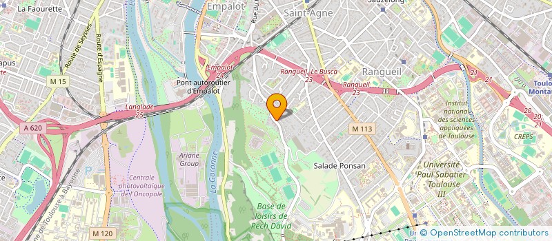 localisation de l'entreprise SCI SLAB SEIGNOSSE à TOULOUSE