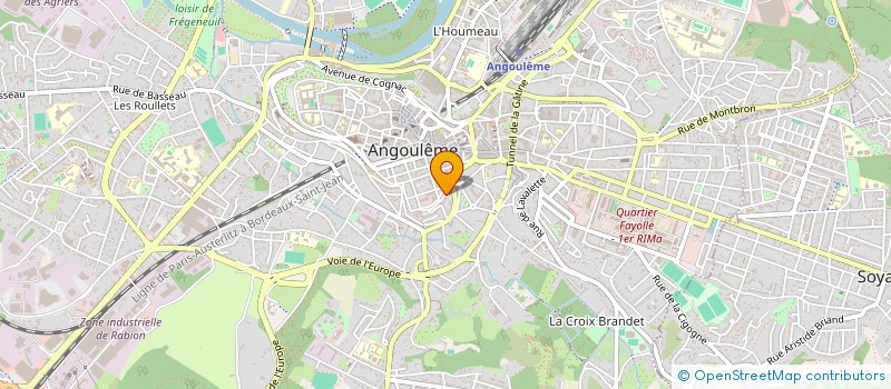 localisation de l'entreprise SCI SLAM à ANGOULEME