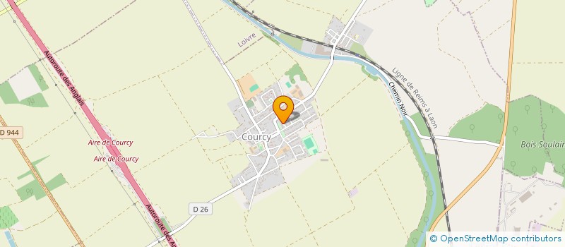 localisation de l'entreprise SCI SLAM  COURCY