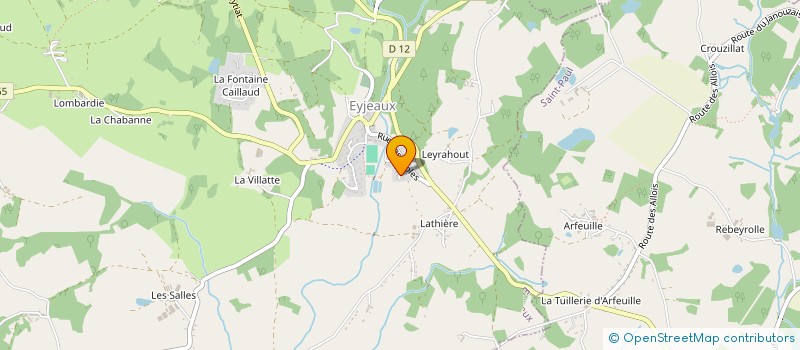 localisation de l'entreprise SCI SLAME à EYJEAUX