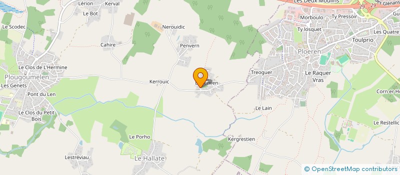 localisation de l'entreprise SCI SLAOUKA  PLOUGOUMELEN