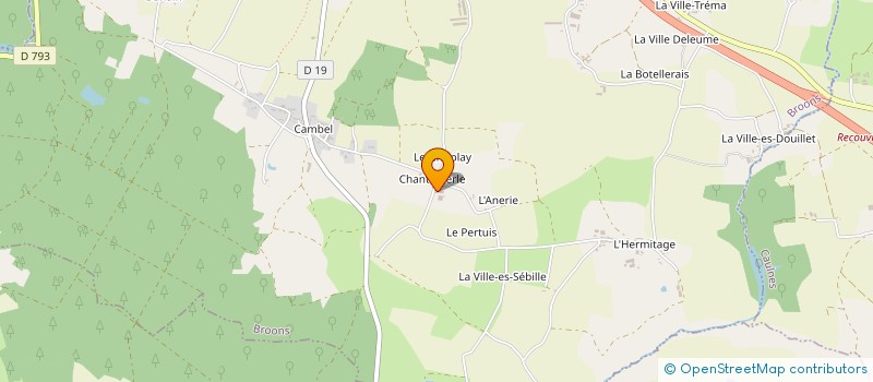 localisation de l'entreprise SCI SLAS  BROONS