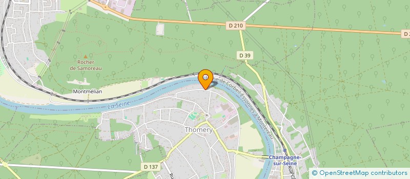 localisation de l'entreprise SCI SLASH  THOMERY